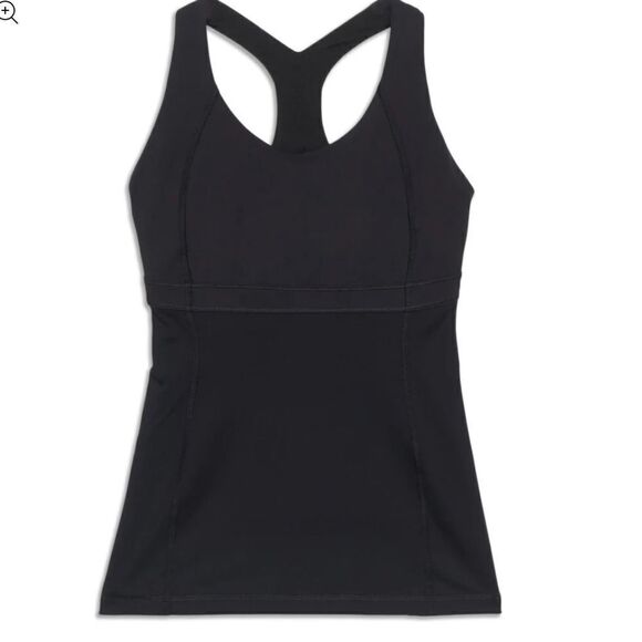 Lululemon‎ Run: Black Fast Track Tank Pizzaz size 4 - Picture 1 of 10
